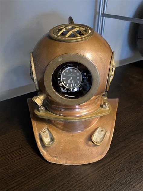 diving with rolex|rolex diving helmet display.